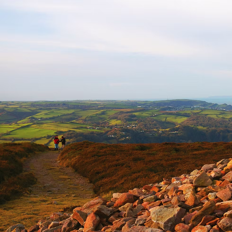 View from Great Hangman